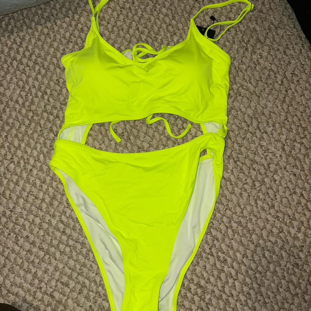 Vibrant Yellow women’s One Piece Swimsuit